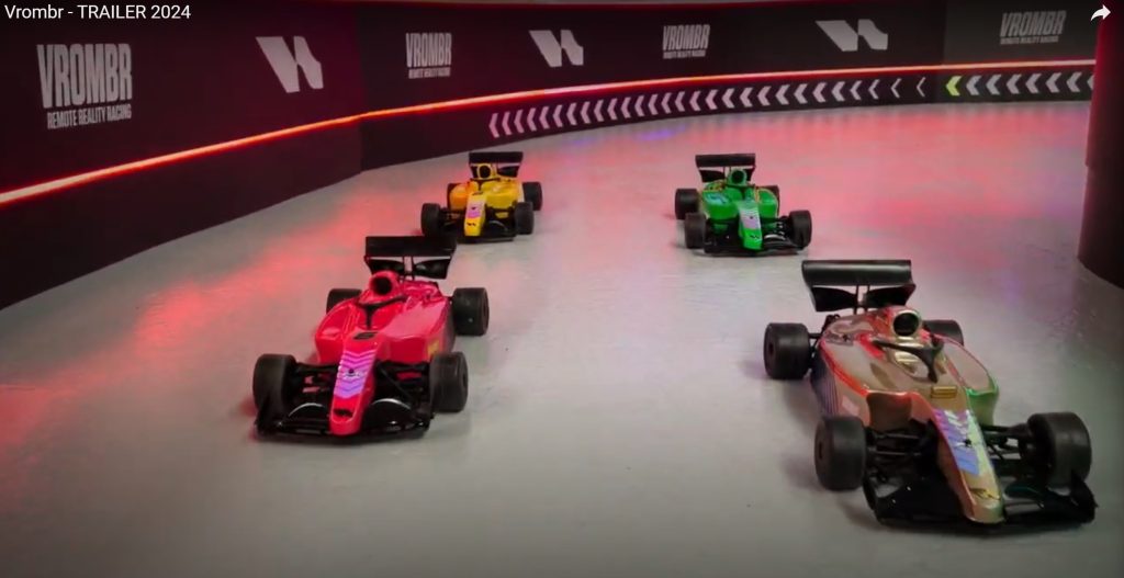 une grille de f1 au 1:10 avec pilotage vr