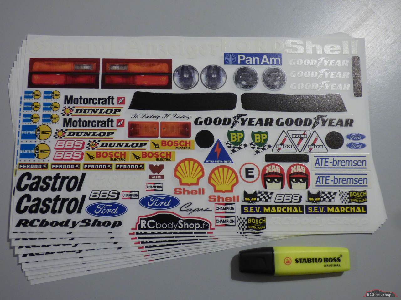 stickers ford capri